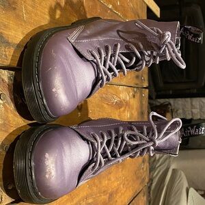 Dr. Martens Lavender Combat Boots
